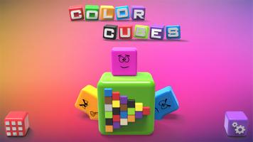 Color Cubes Affiche