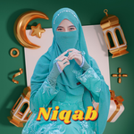 Hijab Niqab Girl Editor Frame icon