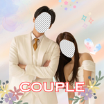 Korean Couple Wedding Couple icon