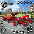 US Tractor Games Farming Games أيقونة