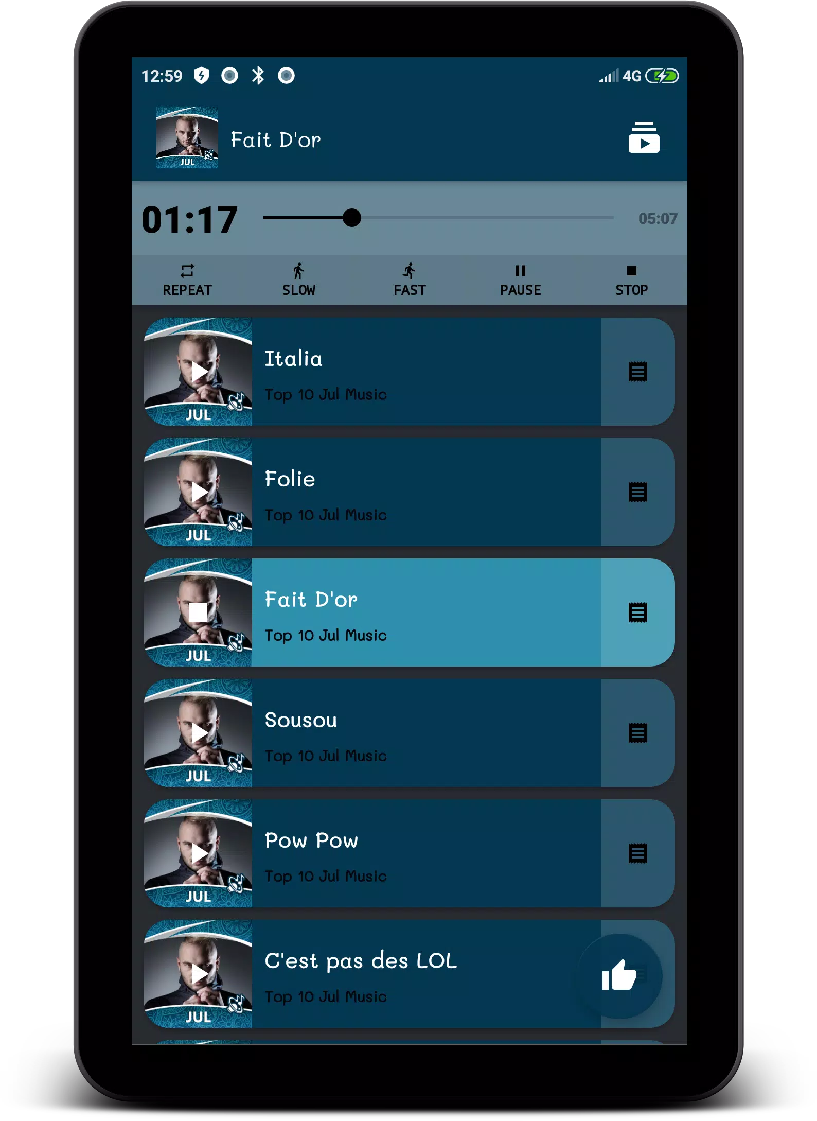 Jul Chansons - Sans Internet APK for Android Download