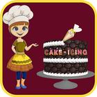 Cake icing real 3d cake maker icono