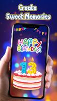 Cake Maker: Happy Birthday App capture d'écran 2