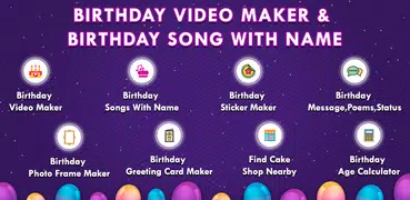 Birthday Video Maker Song Name