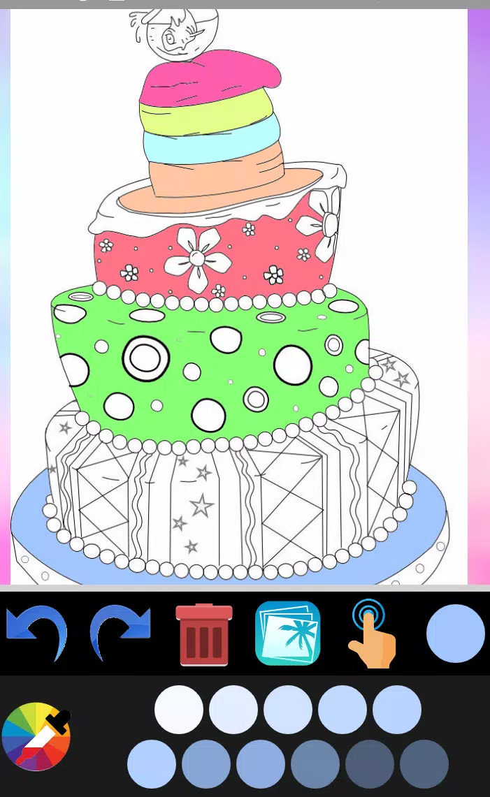 Livre De Coloriage Gateau D Anniversaire Pour Android Telechargez L Apk