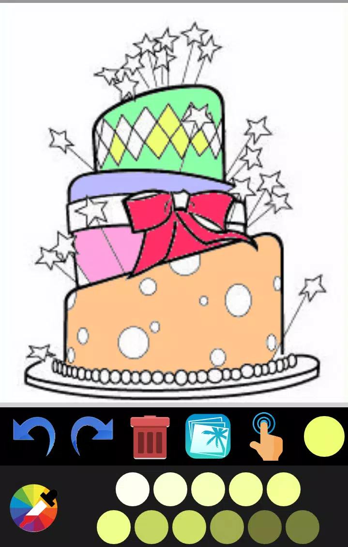 Livre De Coloriage Gateau D Anniversaire Pour Android Telechargez L Apk