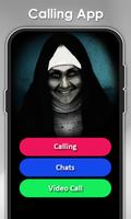 Scary Granny's Video Call chat Plakat