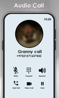 Scary Granny's Video Call chat capture d'écran 1