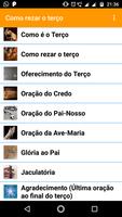 Como rezar o Terço poster