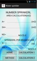 Water Sprinkler Calculation capture d'écran 3