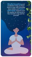 Medytacja Oddychanie Ćwiczenia plakat