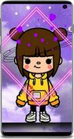 cute Toca Boca Wallpapers captura de pantalla 1