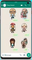 Cute Tica Bica Stickers syot layar 1