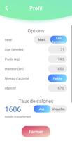 Compteur de Calories capture d'écran 2