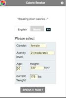 Calorie breaker Affiche