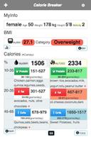 Calorie breaker capture d'écran 1