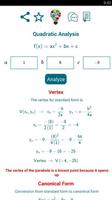 Quadratic Analysis capture d'écran 2