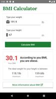برنامه‌نما BMI عکس از صفحه