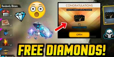 Diamond generator for free fire FF Affiche