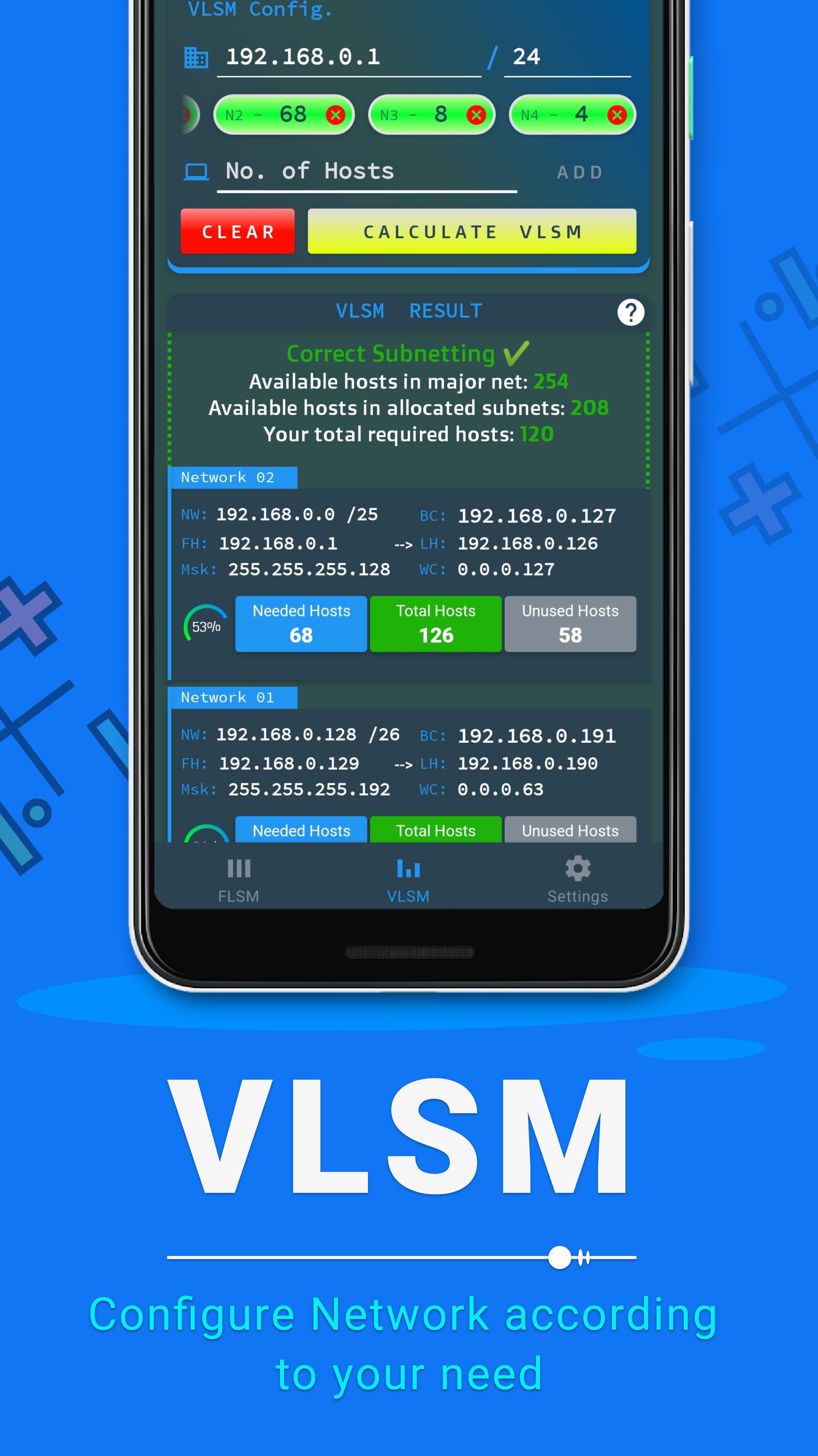 VLSM CIDR: Subnet Calculator APK for Android Download