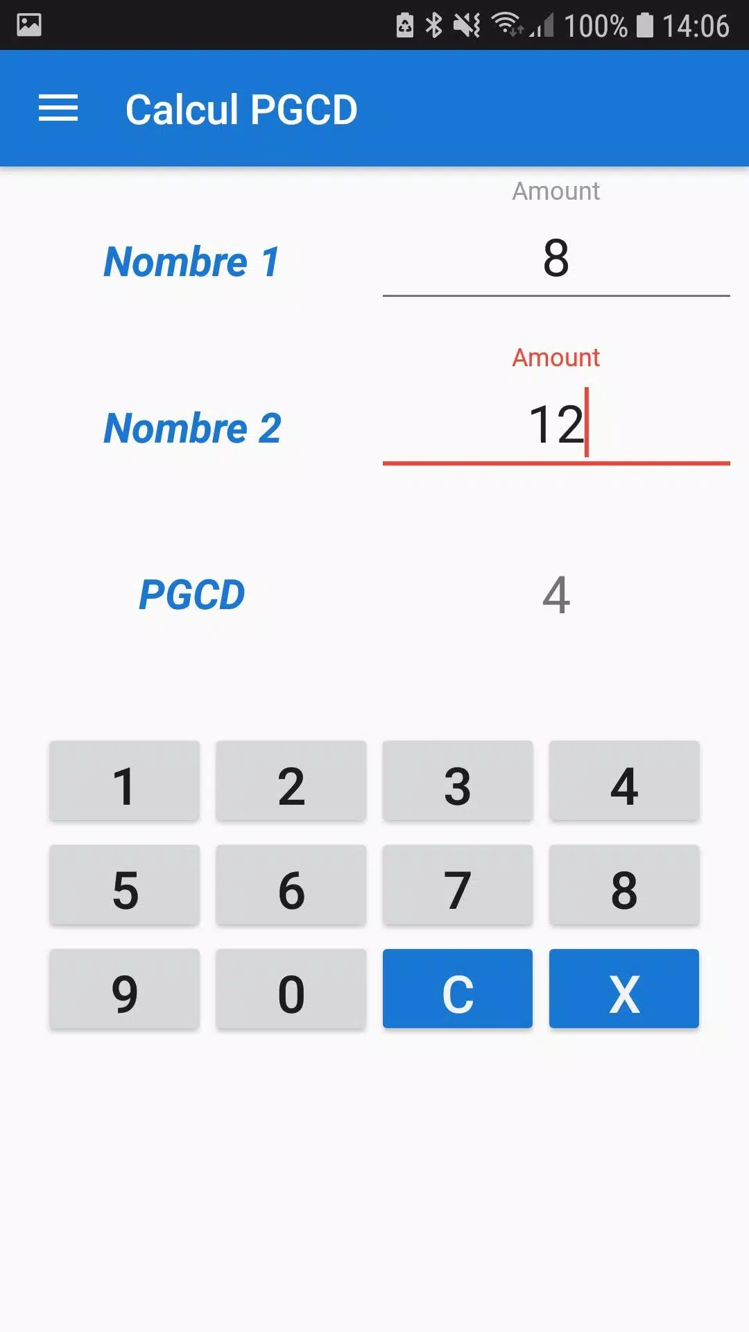 Calcul de PGCD - Plus grand commun diviseur APK pour Android Télécharger