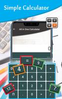 Advance Multi Calculator- Simple, Scientific & BMI poster