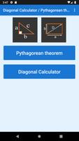 Pythagorean theorem calculator पोस्टर