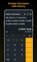 Simple Calculator with History poster