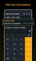 Simple Calculator with History screenshot 1