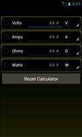 Ohms Law Calculator постер