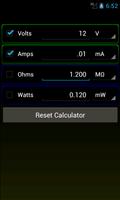 Ohms Law Calculator 스크린샷 2