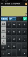 CITIZEN CALCULATOR Cartaz