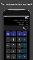 Calculator - Basic & NoAds تصوير الشاشة 1