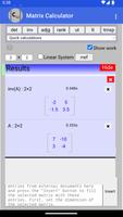 Matrix Calculator ảnh chụp màn hình 1