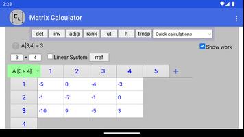 Matrix Calculator ảnh chụp màn hình 3