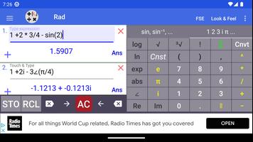 Complex Number Calculator ภาพหน้าจอ 1