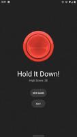 Button - Hold it Down! Affiche