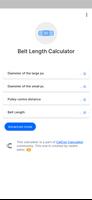 Belt Length Calculator โปสเตอร์