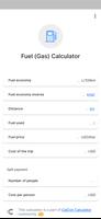 پوستر Fuel (Gas) Calculator