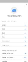 Gravel calculator โปสเตอร์