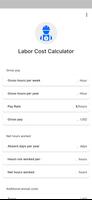 Labor Cost Calculator Plakat