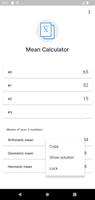 Mean Calculator syot layar 1
