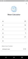 Mean Calculator syot layar 2