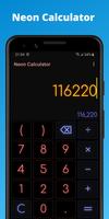 Calculator - Neon Edition poster