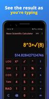 Scientific Calculator - Neon E capture d'écran 1