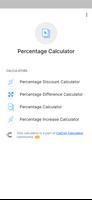 Percentage Calculator الملصق
