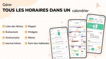 Agenda: Daily Planner Calendar Affiche
