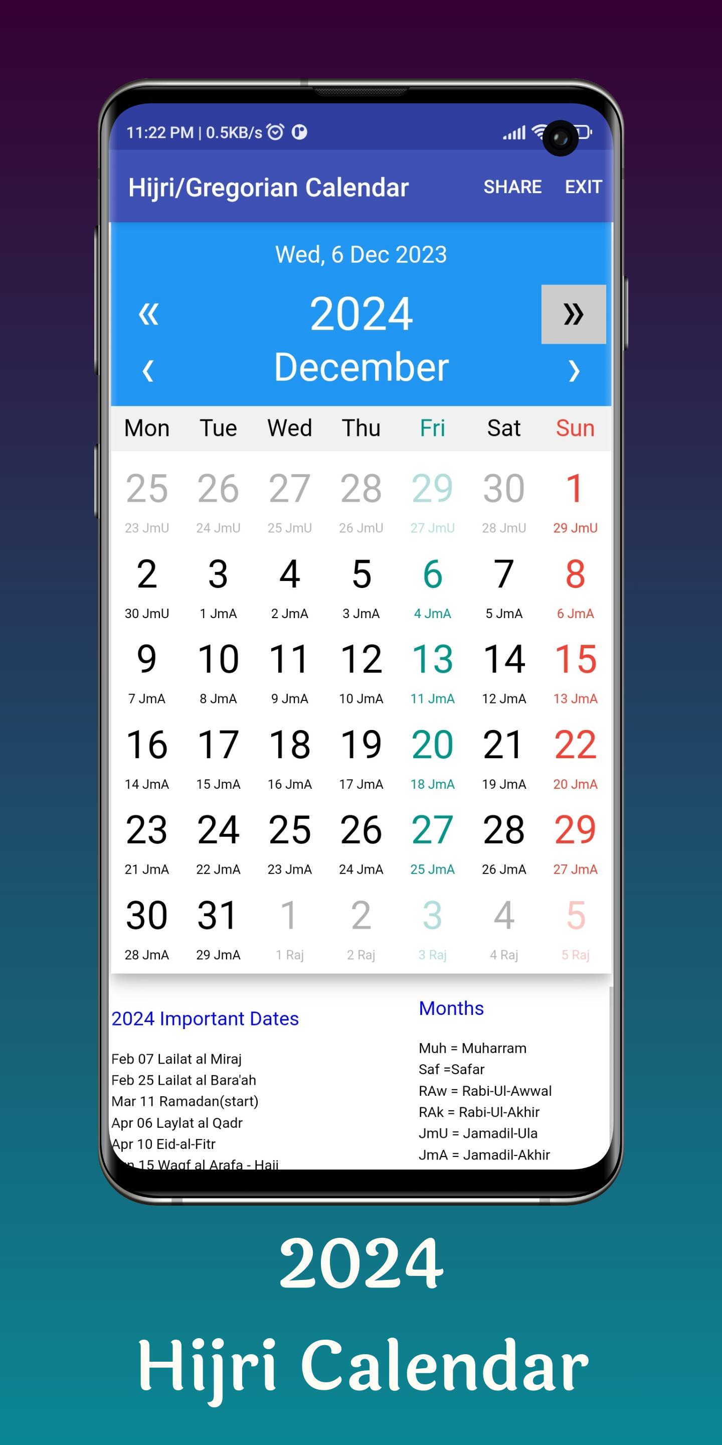 Hijri Calendar 2024 APK per Android Download