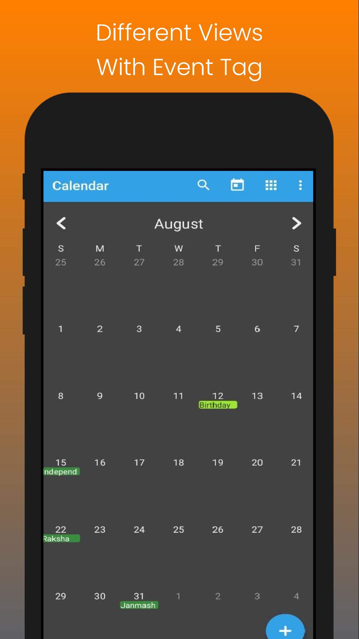 Скачать Calendar APK для Android