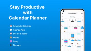 Calendar Planner : Agenda App Affiche